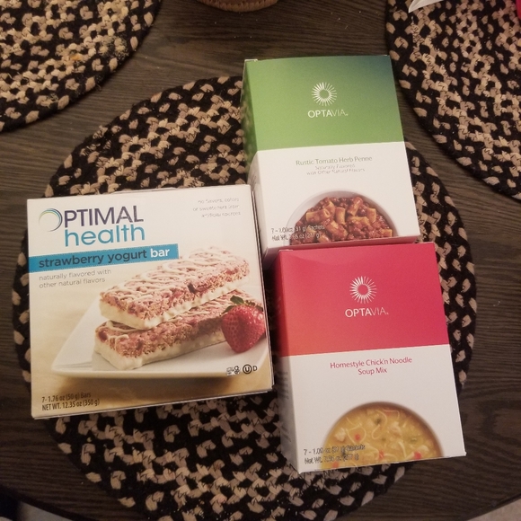 Optavia Other Optavia Yogurt Strawberry Bars Tomaoe Herb Penne